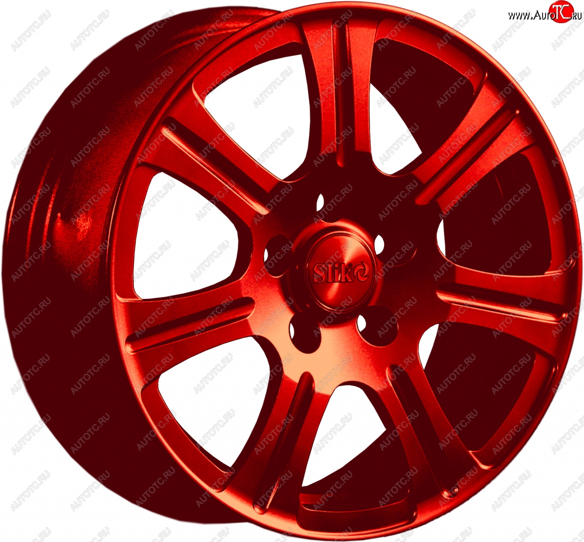 11 899 р. Кованый диск Slik Classic L-1815 6.5x15   (Candy алый)  с доставкой в г. Воронеж