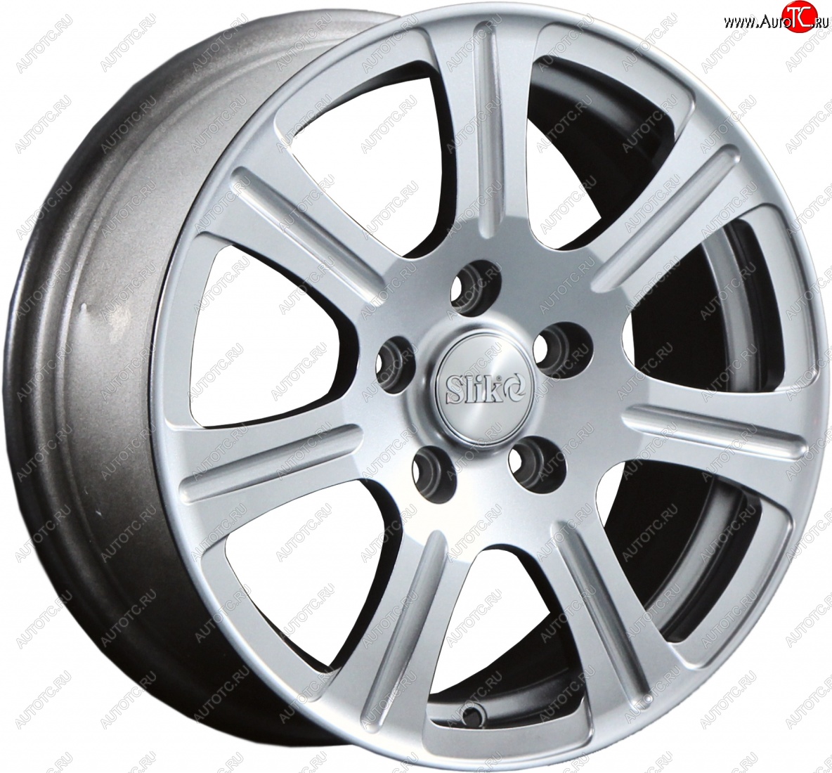 11 899 р. Кованый диск Slik Classic L-1815 6.5x15   (Серебристый светлый (S16))  с доставкой в г. Воронеж