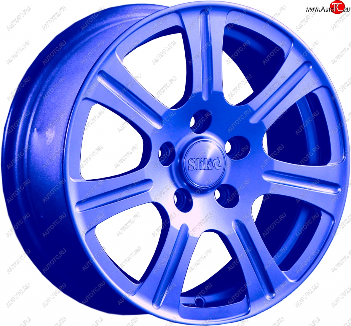 11 899 р. Кованый диск Slik Classic L-1815 6.5x15   (Синий (BLUE))  с доставкой в г. Воронеж