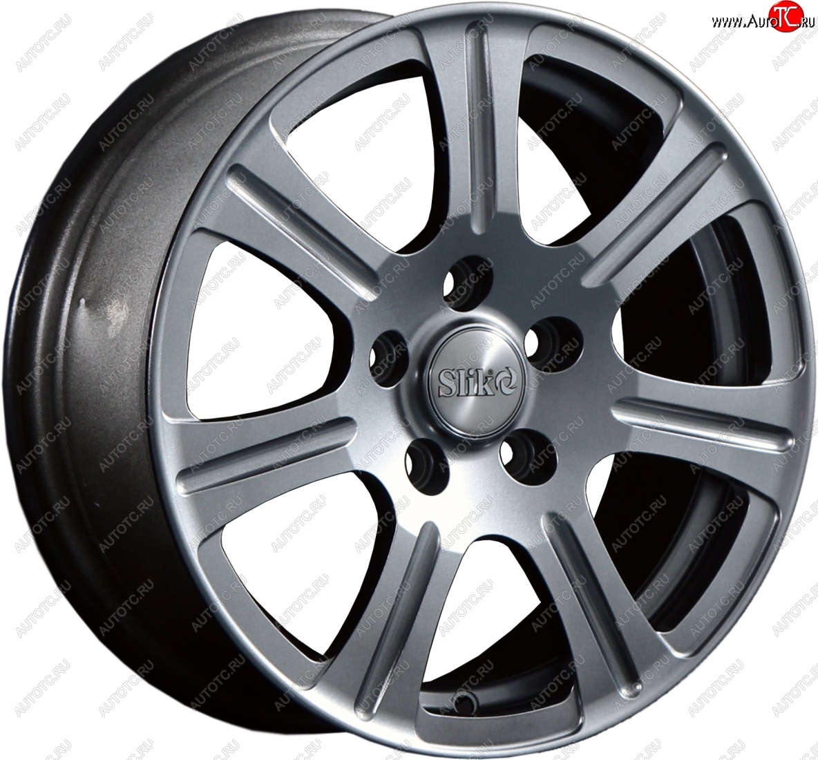 11 899 р. Кованый диск Slik Classic L-1815 6.5x15   (Графит глянцевый (GM))  с доставкой в г. Воронеж