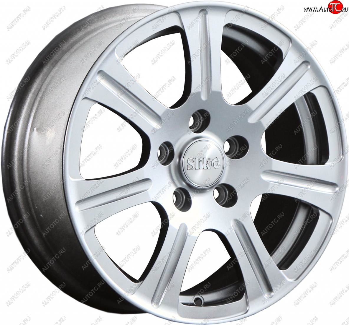 11 899 р. Кованый диск Slik Classic L-1815 6.5x15   (Ярко блестящее серебро (HPB))  с доставкой в г. Воронеж