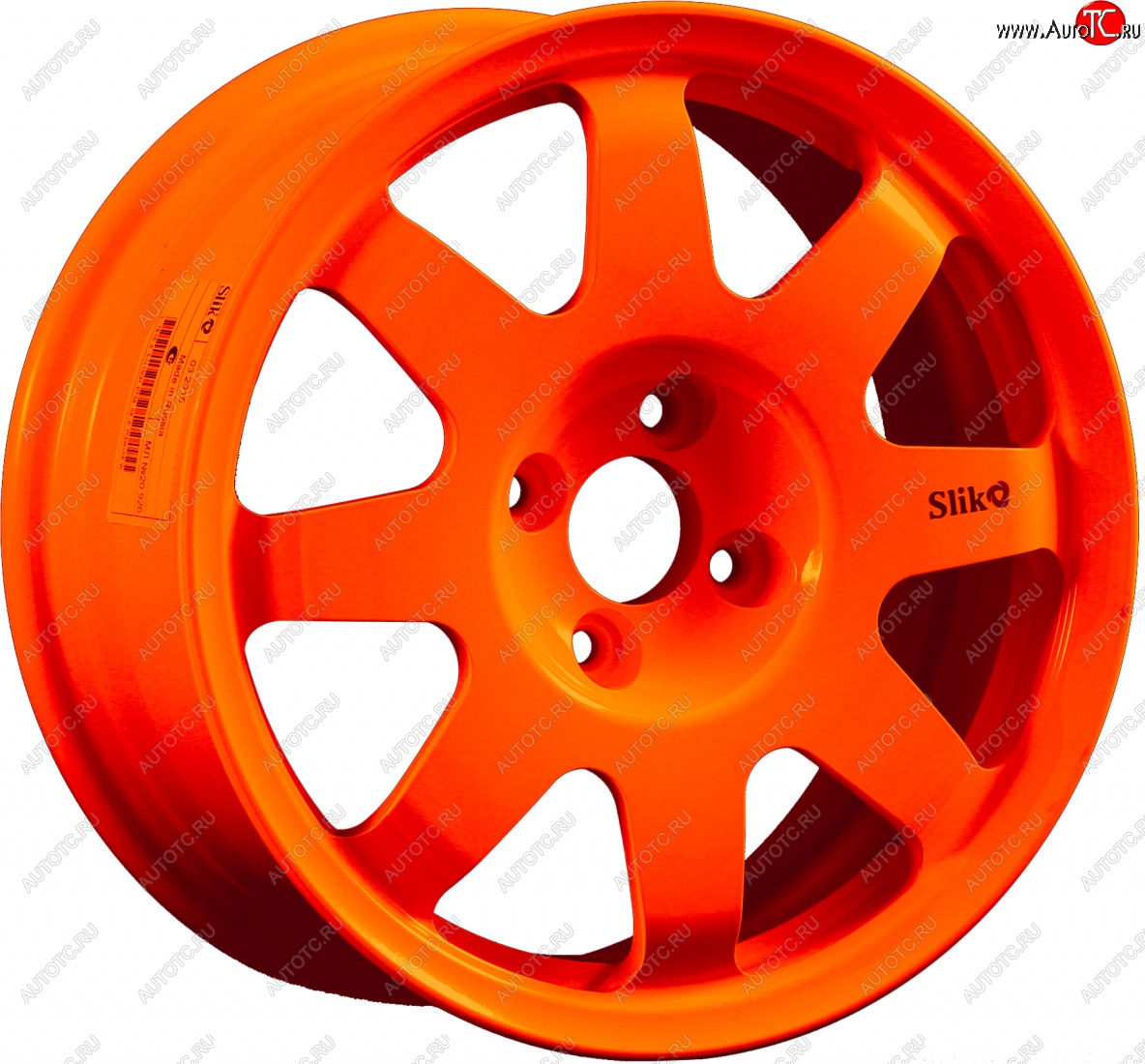 7 460 р. Кованый диск Slik Classic Sport L-181S 5.5x15 Mazda Verisa DC (2004-2015) 4x100.0xDIA54.1xET45.0 (Ярко оранжевый (ORANGE))