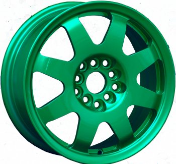 7 460 р. Кованый диск Slik Classic Sport L-181S 5.5x15   (Candy изумрудно-зеленый (Candy Green))  с доставкой в г. Воронеж. Увеличить фотографию 2