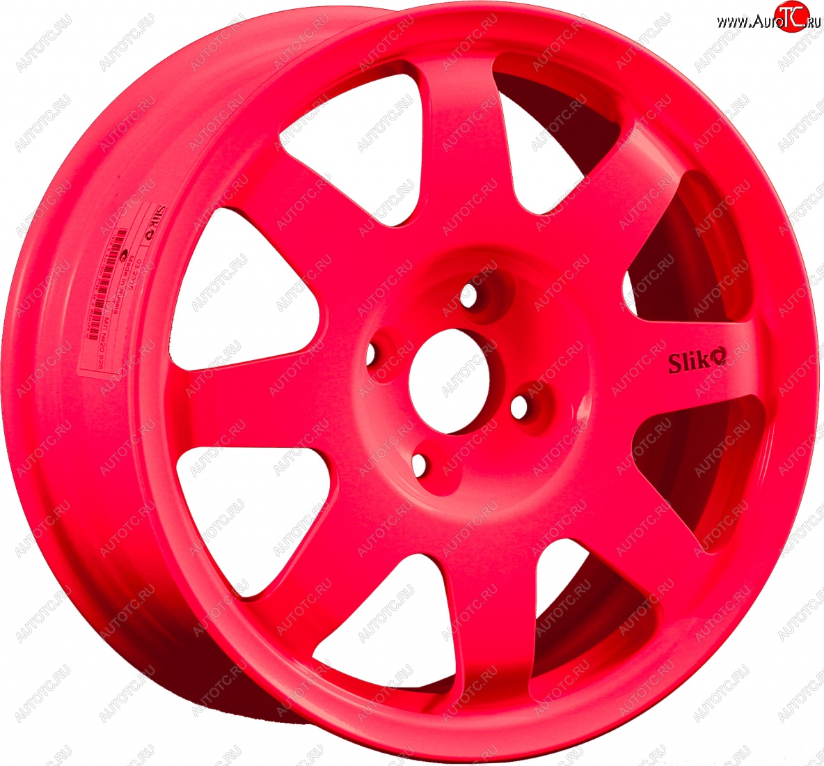 7 460 р. Кованый диск Slik Classic Sport L-181S 5.5x15   (RAL 3026 ярко алый (3026))  с доставкой в г. Воронеж
