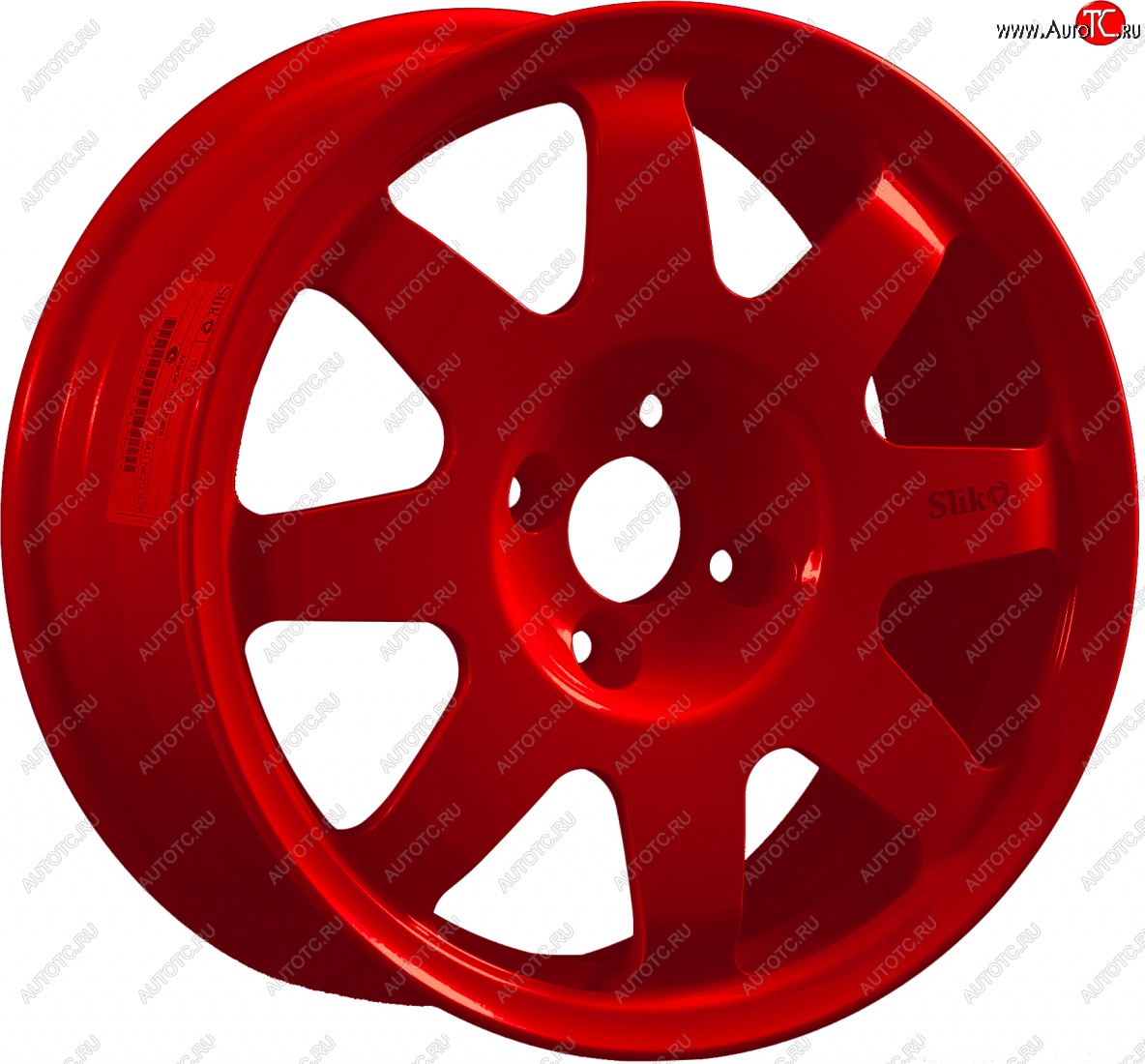 7 460 р. Кованый диск Slik Classic Sport L-181S 5.5x15   (Красный (RED))  с доставкой в г. Воронеж