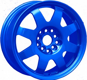 7 460 р. Кованый диск Slik Classic Sport L-181S 5.5x15   (Candy синий (Candy BLUE))  с доставкой в г. Воронеж. Увеличить фотографию 2
