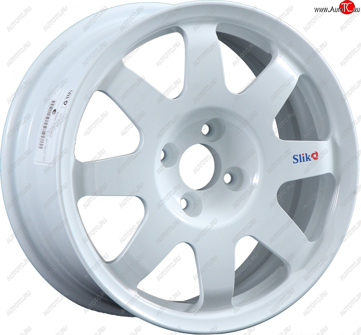 14 199 р. Кованый диск Slik Classic Sport L-181S 6.5x15   (Белый (W))  с доставкой в г. Воронеж