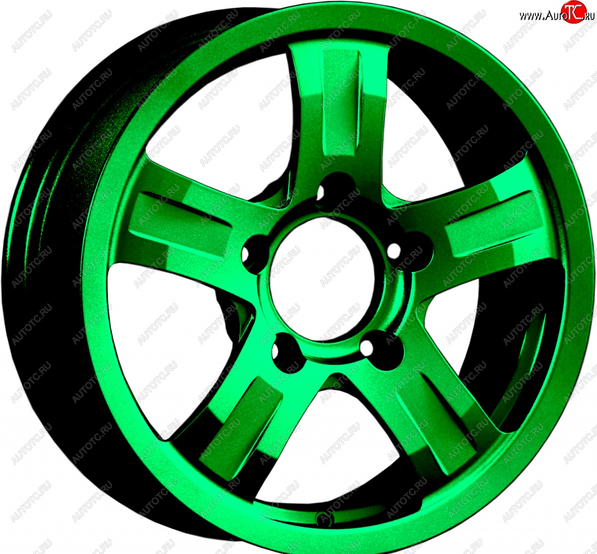 18 999 р. Кованый диск Slik Classic L-208 6.5x16   (Зеленый (GREEEN))  с доставкой в г. Воронеж