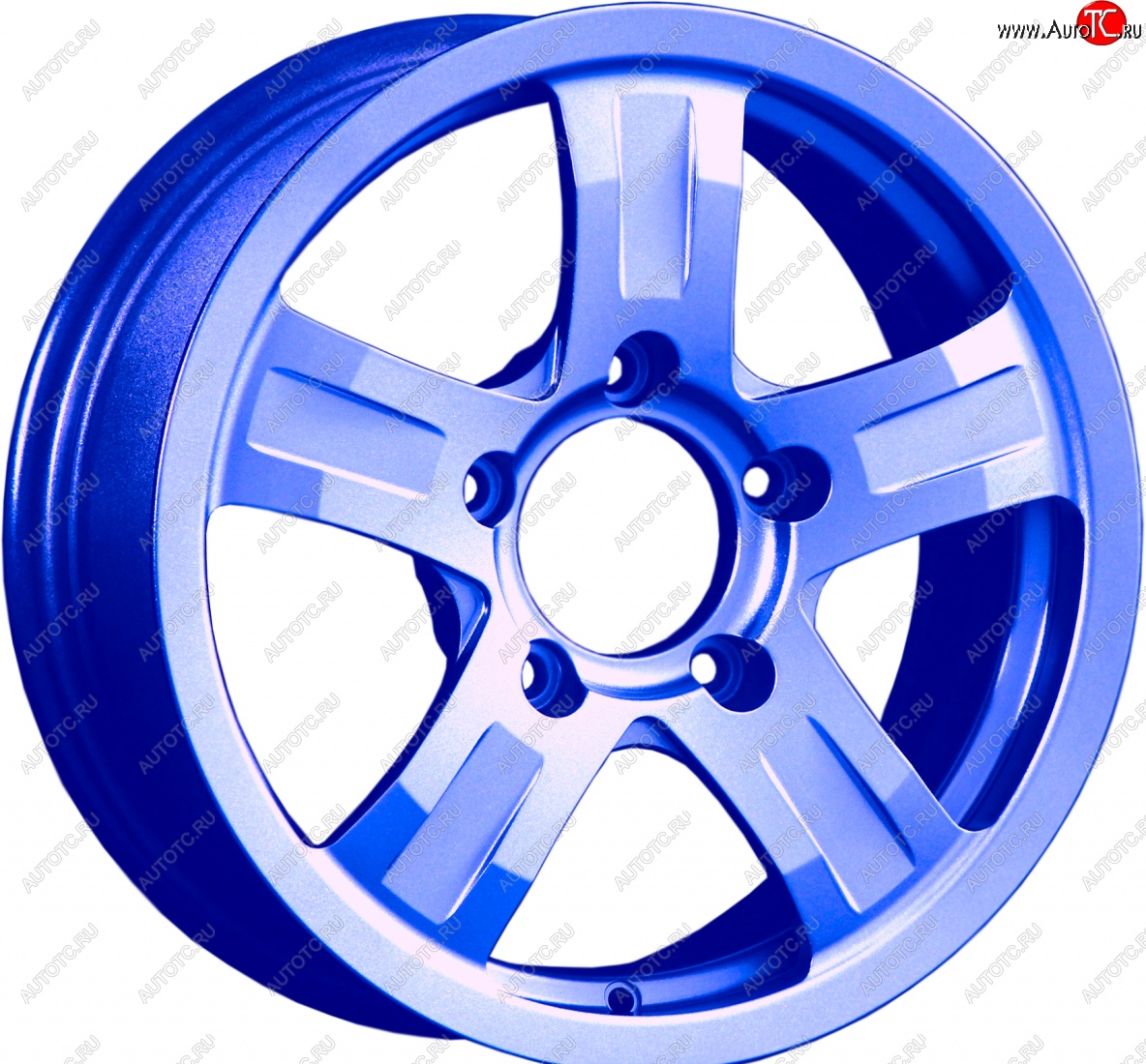 18 999 р. Кованый диск Slik Classic L-208 6.5x16   (Синий (BLUE))  с доставкой в г. Воронеж