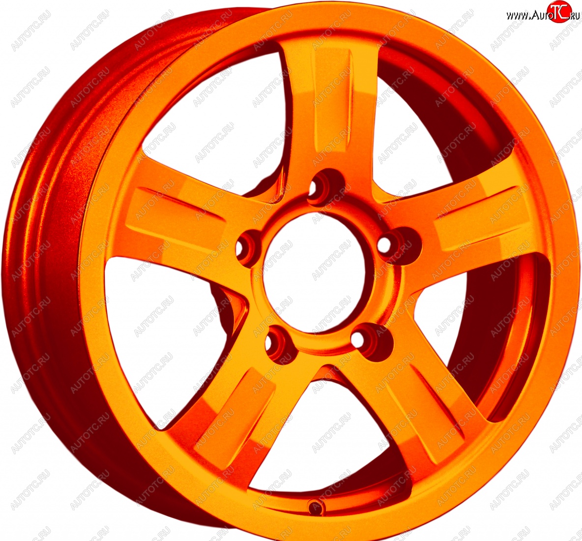 18 999 р. Кованый диск Slik Classic L-208 6.5x16   (Ярко оранжевый (ORANGE))  с доставкой в г. Воронеж