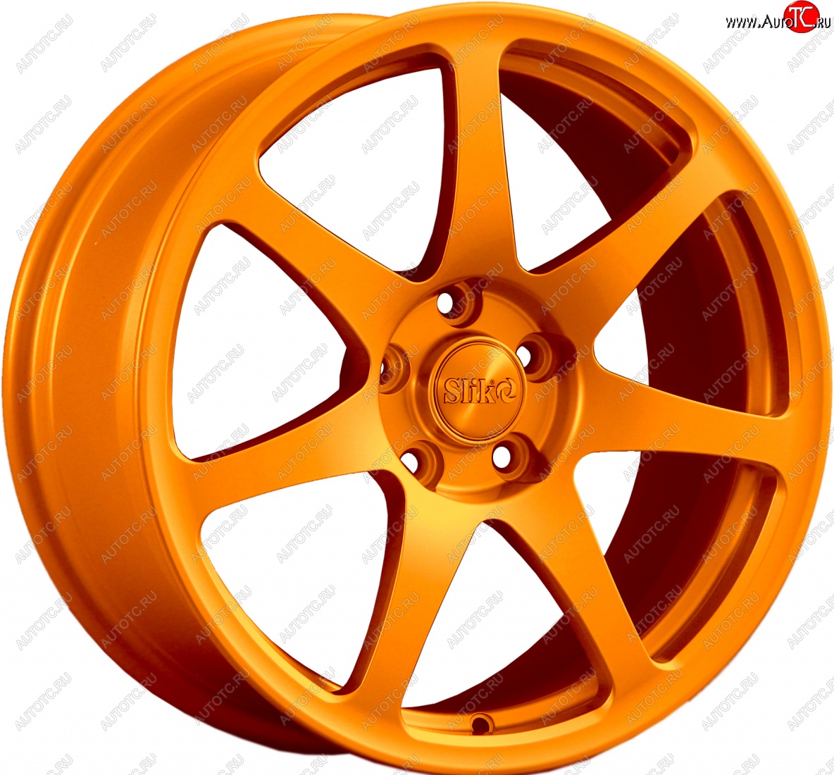 25 599 р. Кованый диск Slik Classic L-722 7.5x17   (Candy медно-оранжевый глянцевый)  с доставкой в г. Воронеж