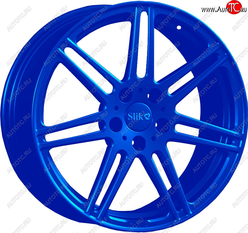 20 749 р. Кованый диск Slik PREMIUM L-724 7.5x17   (Candy синий (Candy BLUE))  с доставкой в г. Воронеж