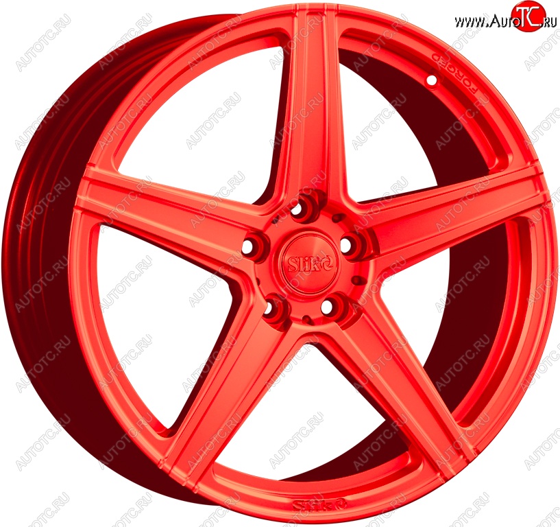 26 799 р. Кованый диск Slik PREMIUM L-728 7.5x17   (RAL 3026 ярко алый (3026))  с доставкой в г. Воронеж