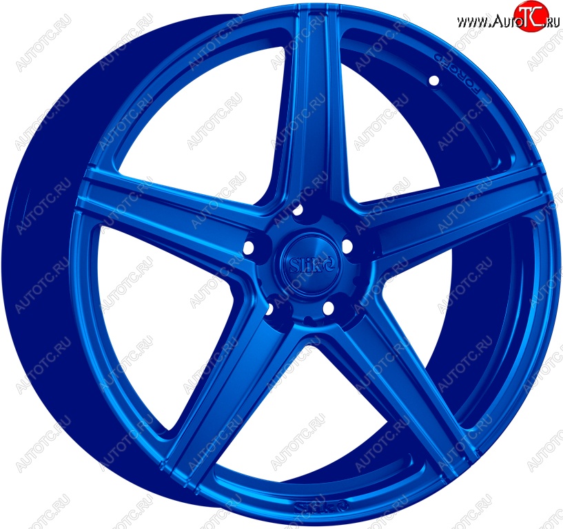 26 799 р. Кованый диск Slik PREMIUM L-728 7.5x17   (Candy синий (Candy BLUE))  с доставкой в г. Воронеж