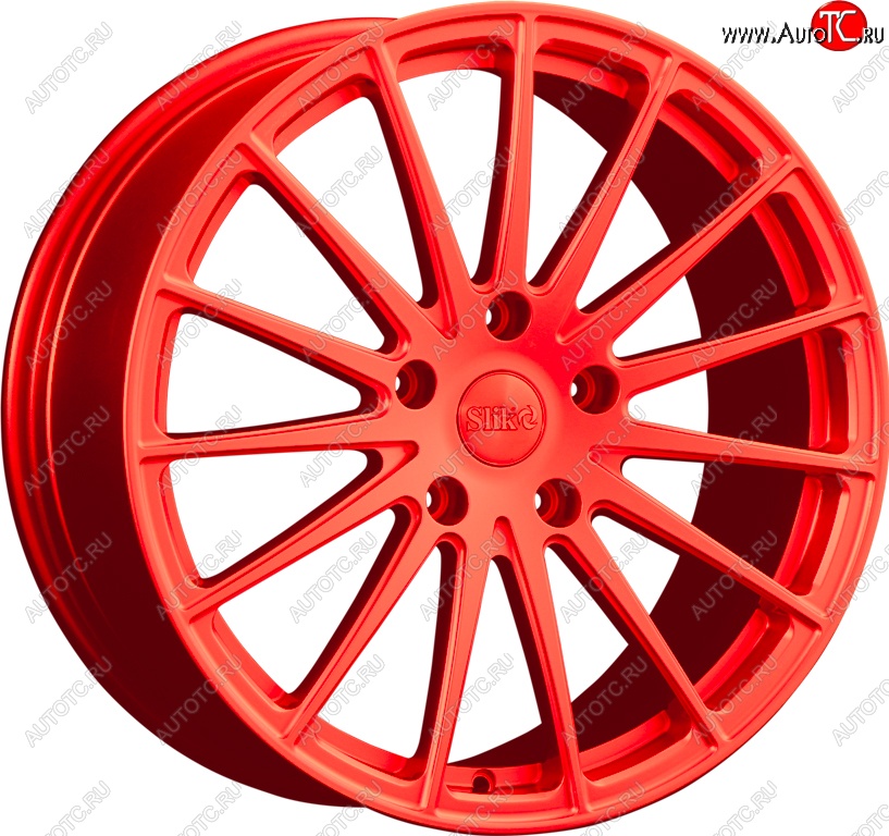 25 999 р. Кованый диск Slik PREMIUM L-729 7.5x17   (RAL 3026 ярко алый (3026))  с доставкой в г. Воронеж