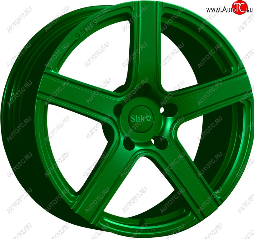 25 999 р. Кованый диск Slik PREMIUM L-730 7.5x17   (Зеленый (GREEEN))  с доставкой в г. Воронеж
