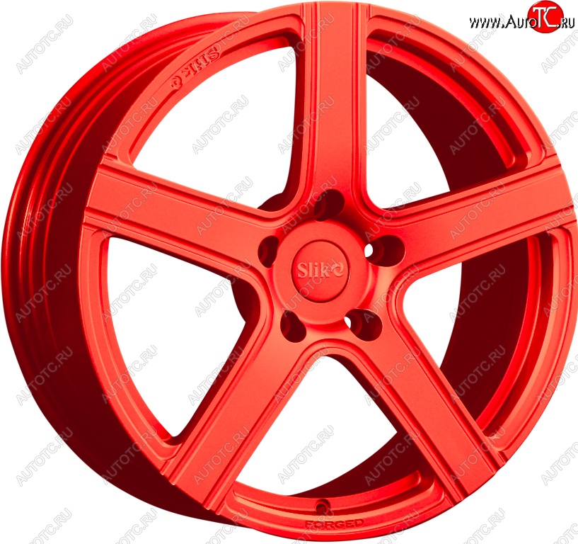 25 999 р. Кованый диск Slik PREMIUM L-730 7.5x17   (RAL 3026 ярко алый (3026))  с доставкой в г. Воронеж
