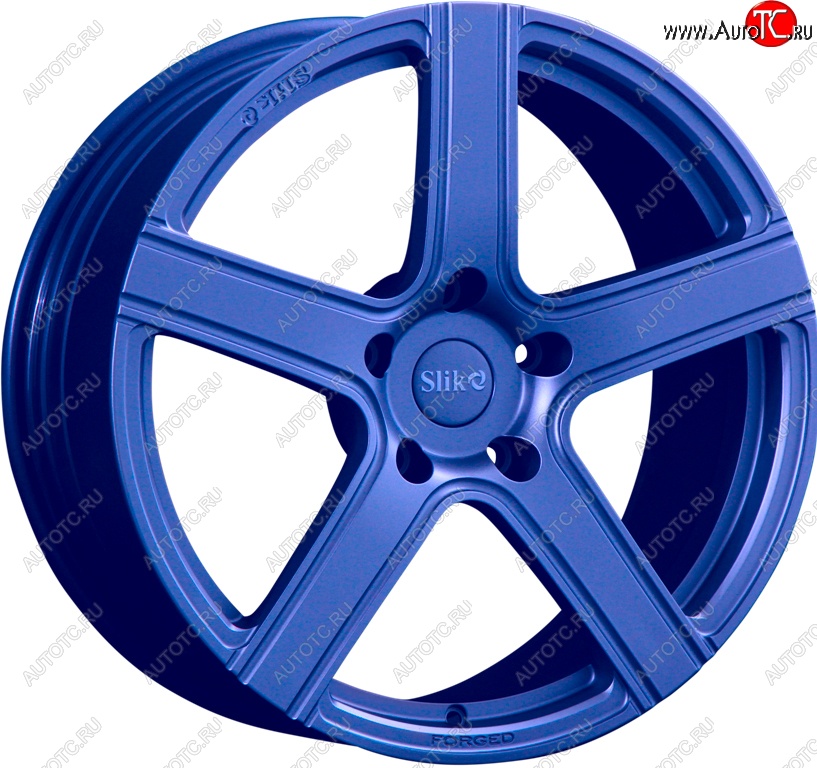 25 999 р. Кованый диск Slik PREMIUM L-730 7.5x17   (Синий (BLUE))  с доставкой в г. Воронеж