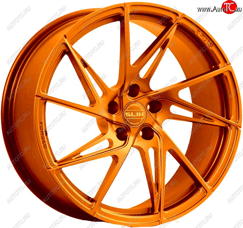 25 999 р. Кованый диск Slik PREMIUM L-739 7.5x17   (Candy медно-оранжевый глянцевый)  с доставкой в г. Воронеж