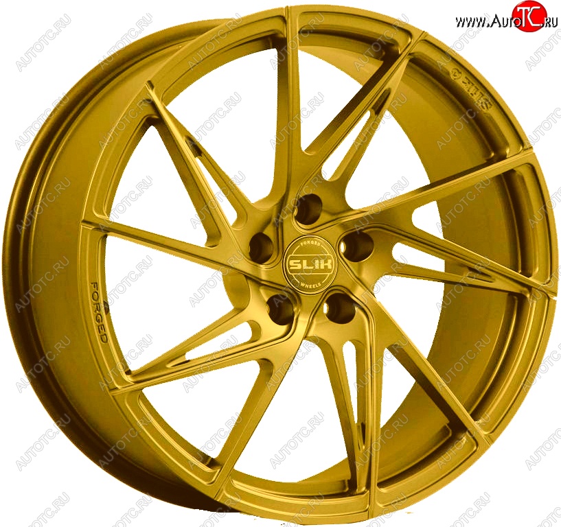 25 999 р. Кованый диск Slik PREMIUM L-739 7.5x17   (Ярко желтый RAL1021 (YELLOW))  с доставкой в г. Воронеж