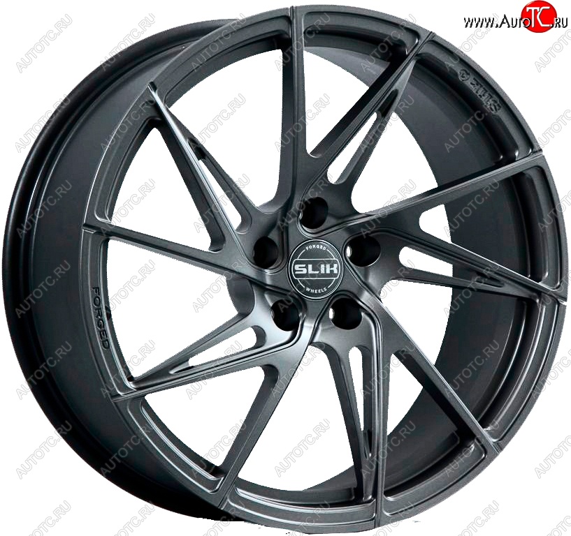 25 999 р. Кованый диск Slik PREMIUM L-739 7.5x17   (Темный хром (DC))  с доставкой в г. Воронеж