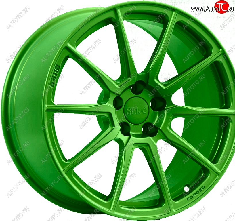 34 999 р. Кованый диск Slik PREMIUM L-752 9.0x17   (RAL 6038 ярко-зеленый (6038))  с доставкой в г. Воронеж