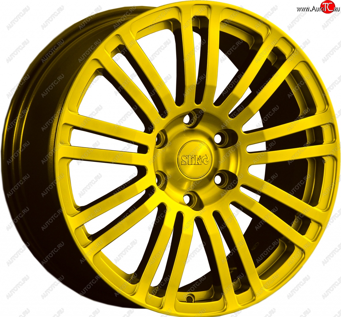 22 299 р. Кованый диск Slik Classic L-802 8.0x18   (Candy ярко-желтый (Candy YELLOW))  с доставкой в г. Воронеж