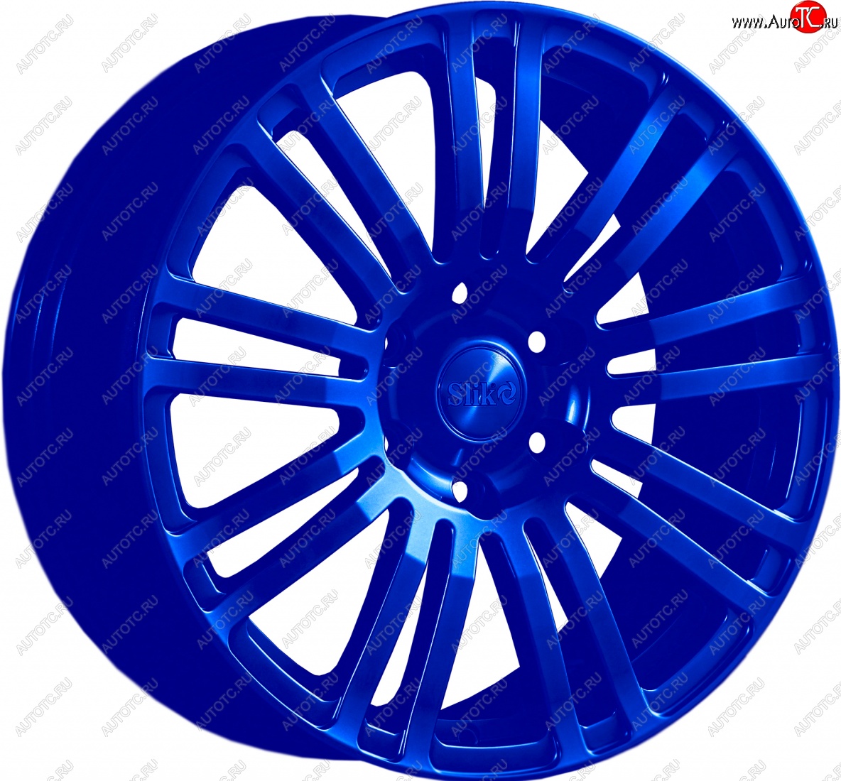 22 299 р. Кованый диск Slik Classic L-802 8.0x18   (Candy синий (Candy BLUE))  с доставкой в г. Воронеж