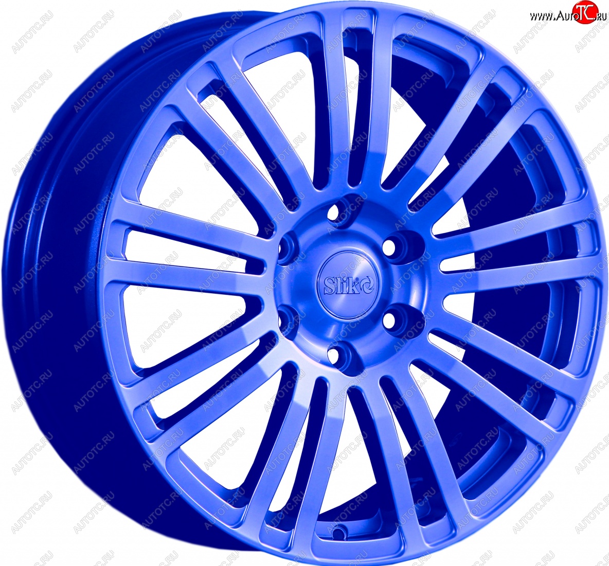 22 299 р. Кованый диск Slik Classic L-802 8.0x18   (Синий (BLUE))  с доставкой в г. Воронеж