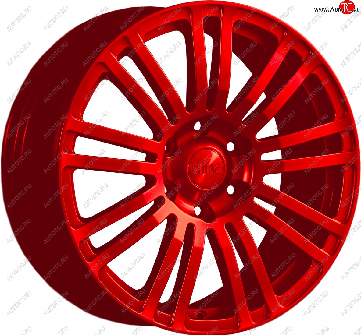 22 299 р. Кованый диск Slik Classic L-802 8.5x18   (Красный (RED))  с доставкой в г. Воронеж