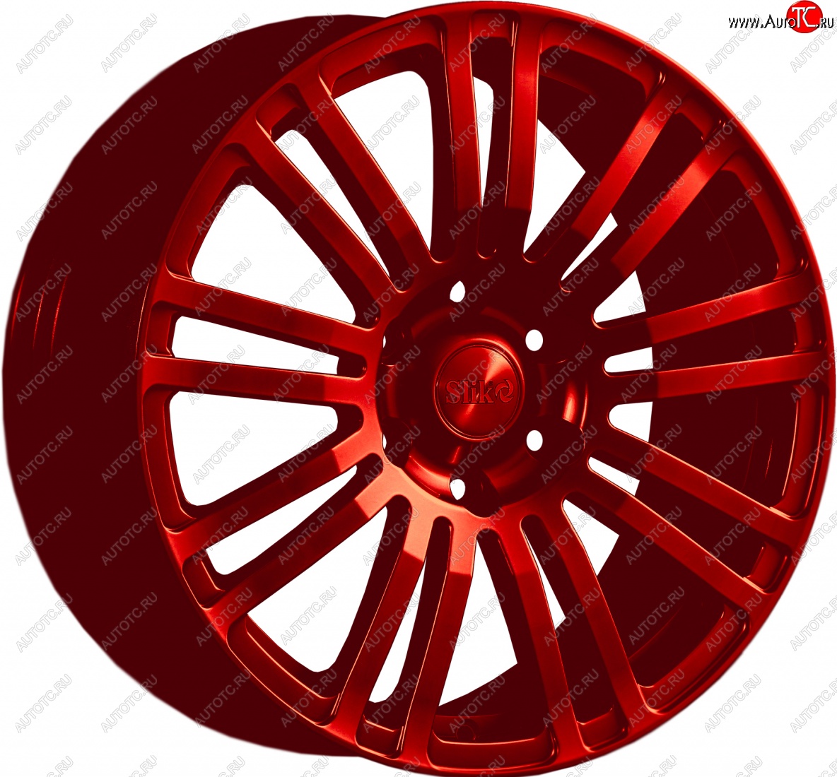 22 299 р. Кованый диск Slik Classic L-802 8.5x18   (Candy красный (Candy RED))  с доставкой в г. Воронеж