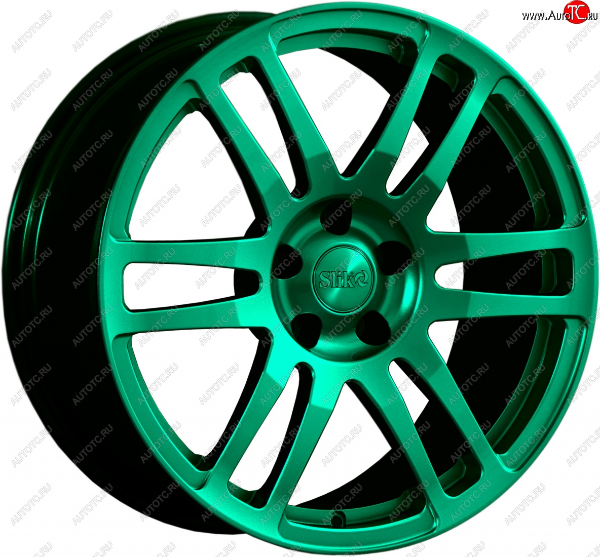 22 299 р. Кованый диск Slik Classic L-803 8.0x18   (Candy изумрудно-зеленый (Candy Green))  с доставкой в г. Воронеж