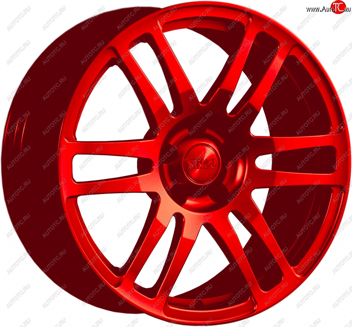 22 299 р. Кованый диск Slik Classic L-803 8.0x18   (Красный (RED))  с доставкой в г. Воронеж