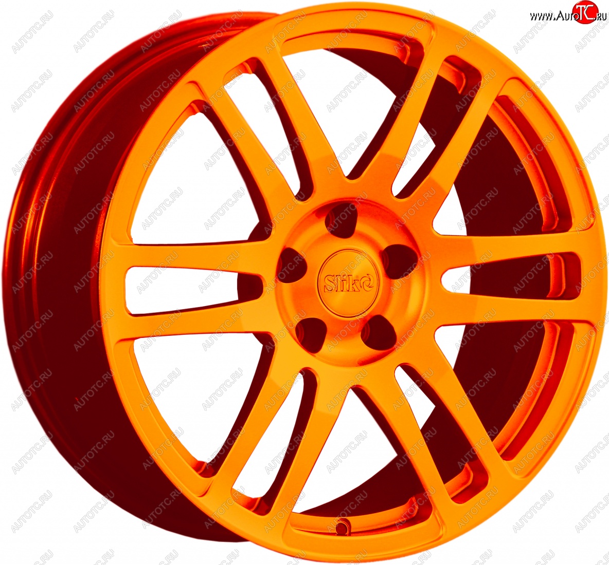 22 299 р. Кованый диск Slik Classic L-803 8.0x18   (Ярко оранжевый (ORANGE))  с доставкой в г. Воронеж