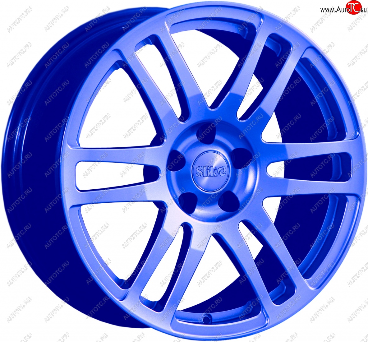 22 299 р. Кованый диск Slik Classic L-803 8.5x18   (Синий (BLUE))  с доставкой в г. Воронеж