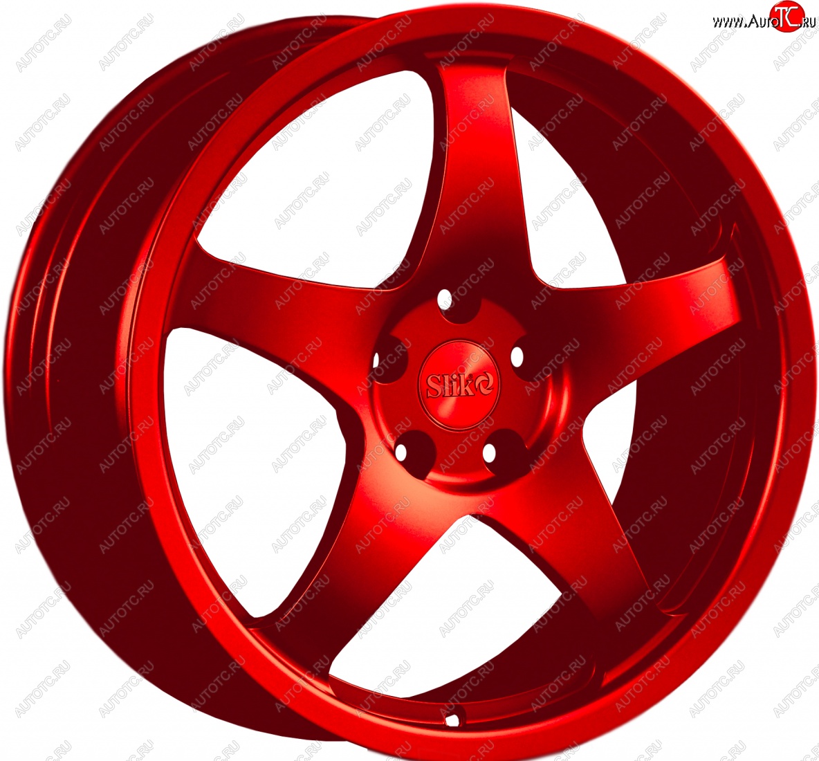 22 299 р. Кованый диск Slik Classic L-806 8.0x18   (Красный (RED))  с доставкой в г. Воронеж