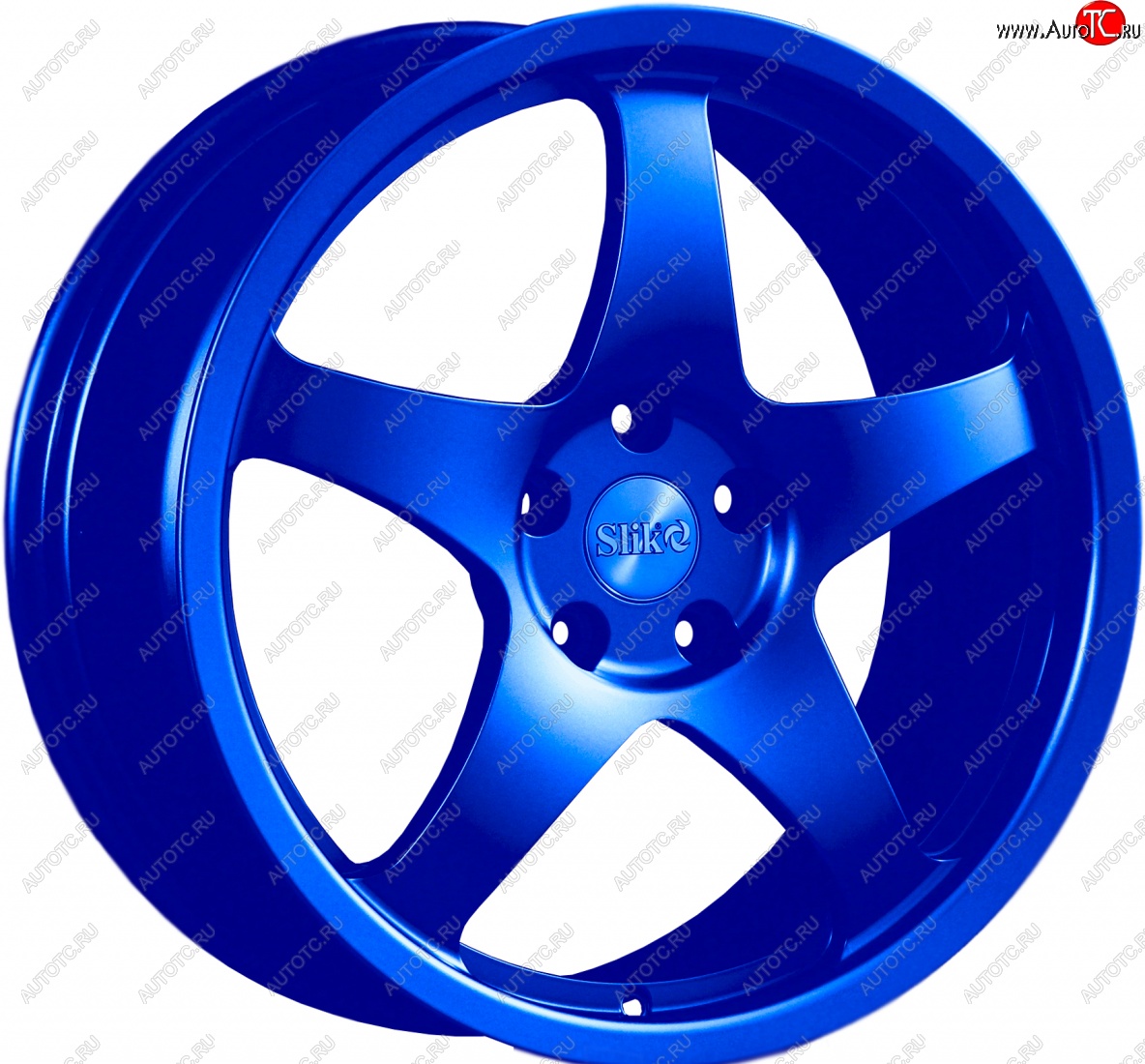22 299 р. Кованый диск Slik Classic L-806 8.0x18   (Candy синий (Candy BLUE))  с доставкой в г. Воронеж
