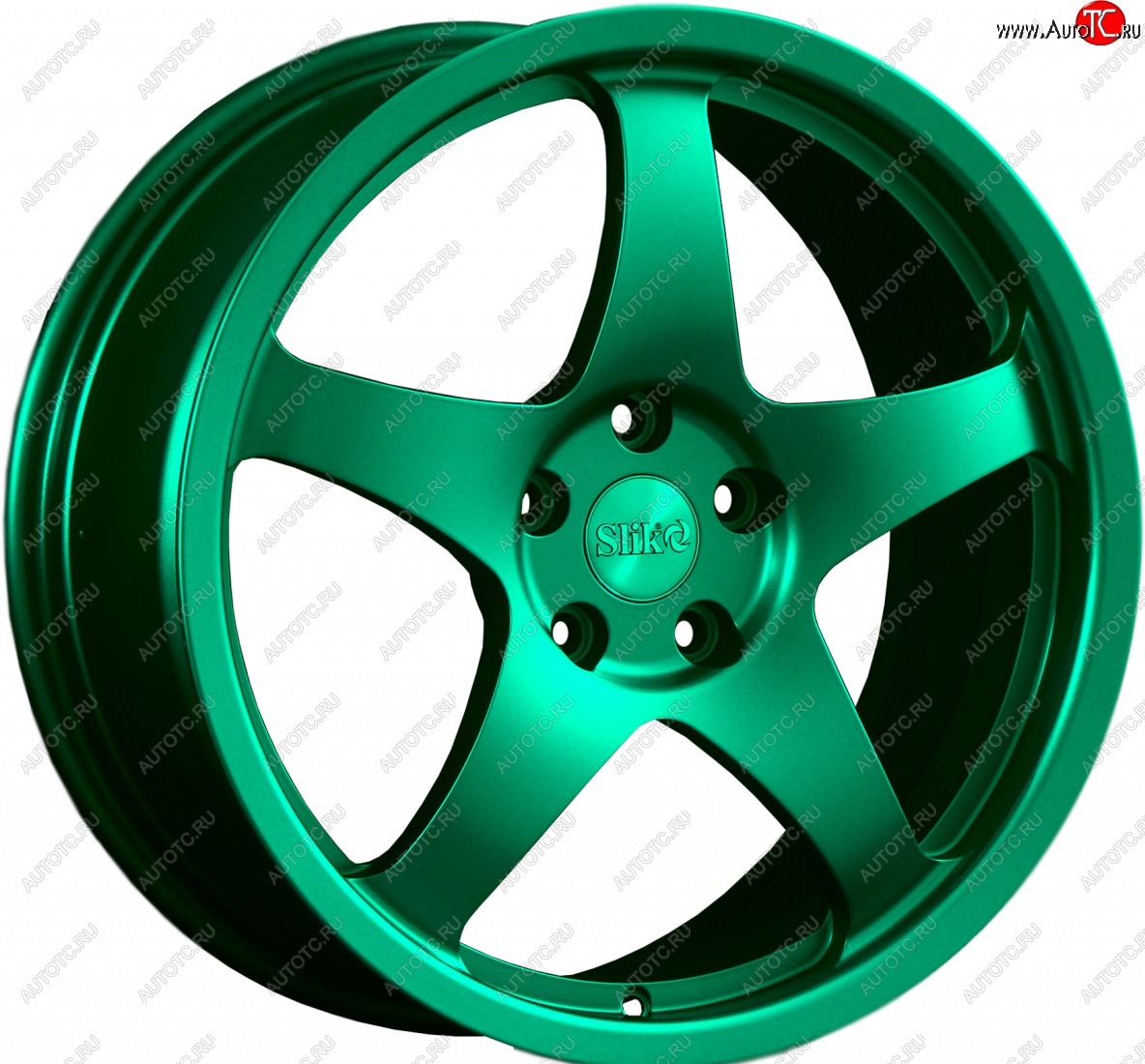 22 299 р. Кованый диск Slik Classic L-806 8.5x18   (Candy изумрудно-зеленый (Candy Green))  с доставкой в г. Воронеж