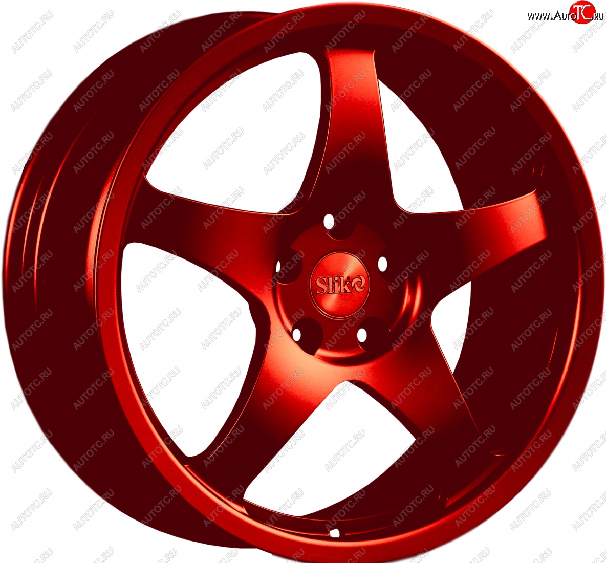 22 299 р. Кованый диск Slik Classic L-806 8.5x18   (Candy алый)  с доставкой в г. Воронеж