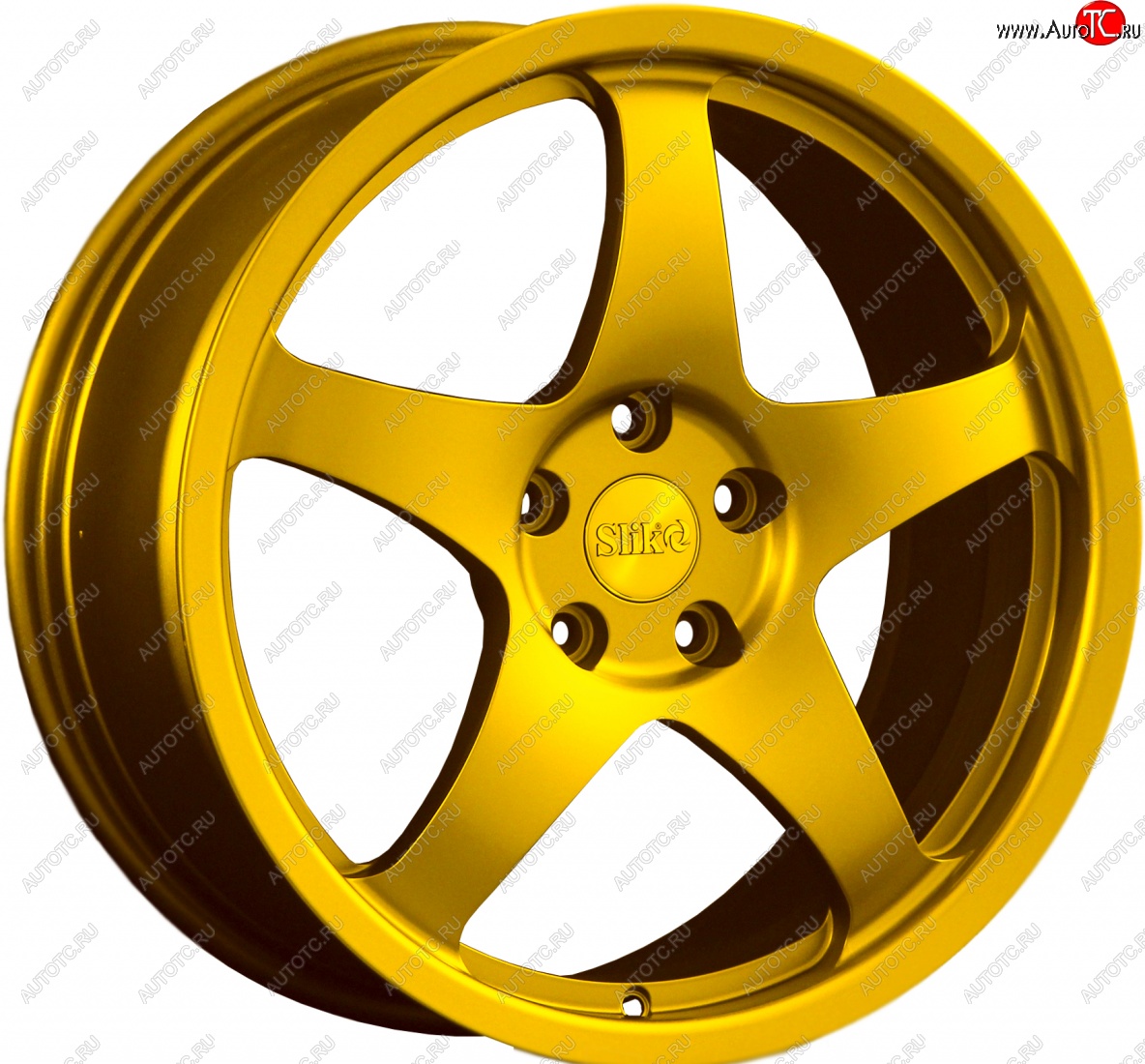 22 299 р. Кованый диск Slik Classic L-806 8.5x18   (Ярко желтый RAL1021 (YELLOW))  с доставкой в г. Воронеж
