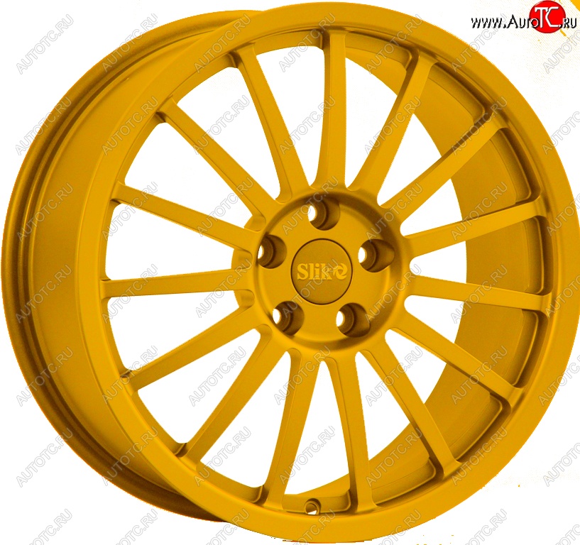 22 299 р. Кованый диск Slik Classic L-808 8.0x18   (Ярко желтый RAL1021 (YELLOW))  с доставкой в г. Воронеж