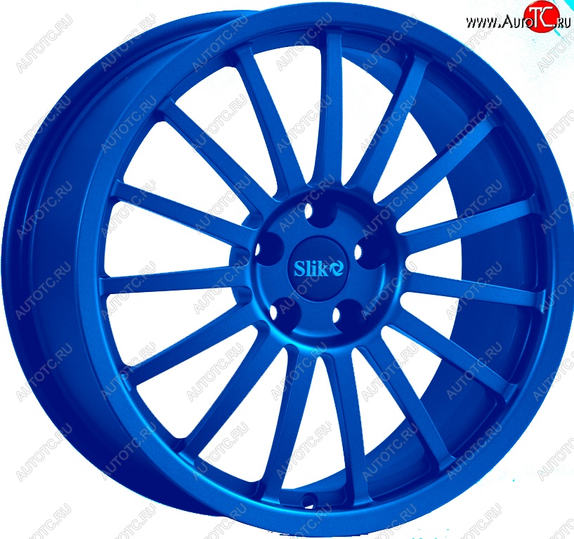 22 299 р. Кованый диск Slik Classic L-808 8.0x18   (Candy синий (Candy BLUE))  с доставкой в г. Воронеж