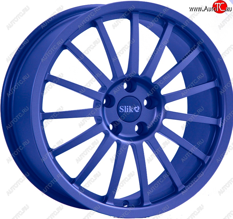 22 299 р. Кованый диск Slik Classic L-808 8.0x18   (Синий (BLUE))  с доставкой в г. Воронеж