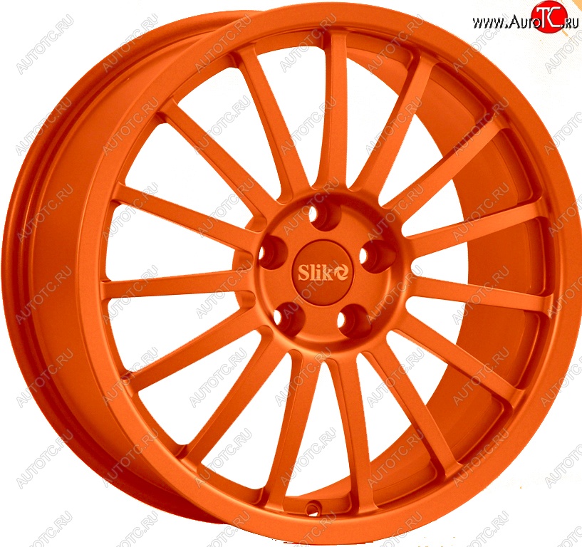 22 299 р. Кованый диск Slik Classic L-808 8.5x18   (Ярко оранжевый (ORANGE))  с доставкой в г. Воронеж