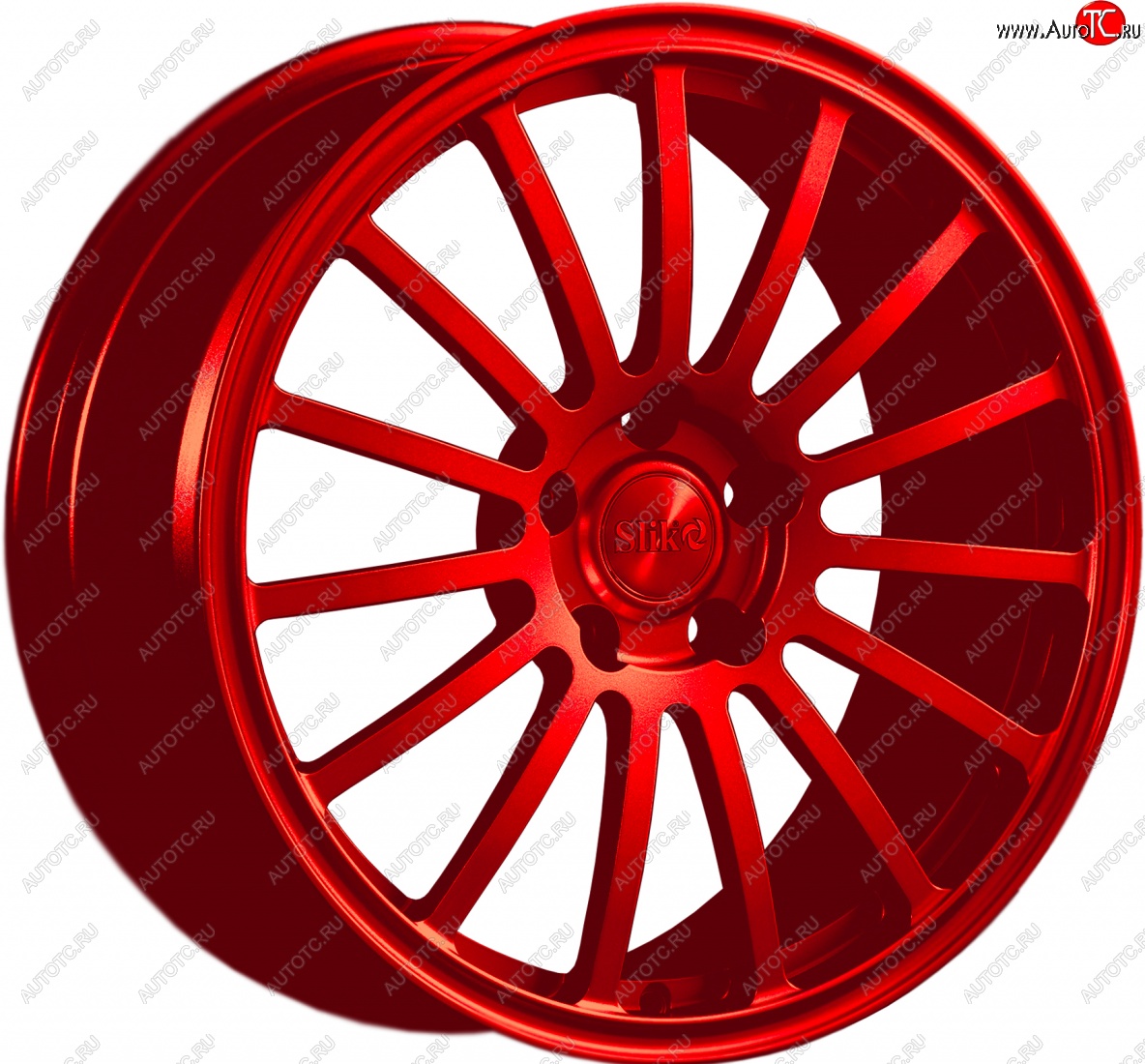 28 099 р. Кованый диск Slik Classic L-810 8.0x18   (Красный (RED))  с доставкой в г. Воронеж