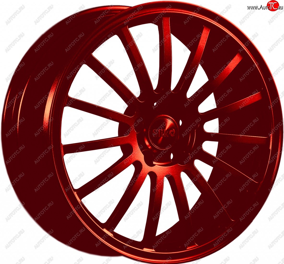 28 099 р. Кованый диск Slik Classic L-810 8.0x18   (Candy красный (Candy RED))  с доставкой в г. Воронеж