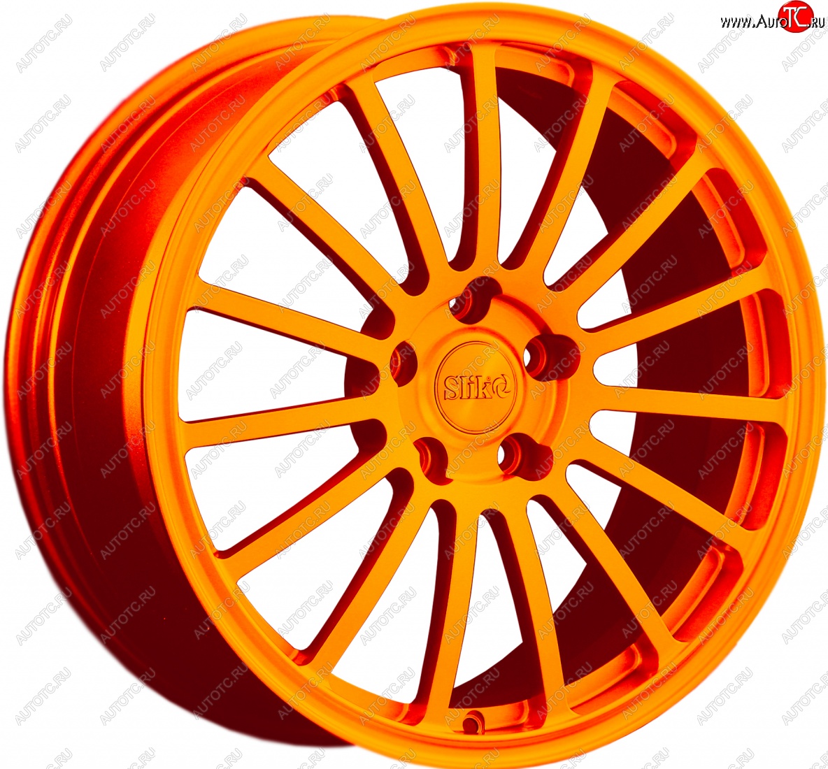 28 099 р. Кованый диск Slik Classic L-810 8.0x18   (Ярко оранжевый (ORANGE))  с доставкой в г. Воронеж