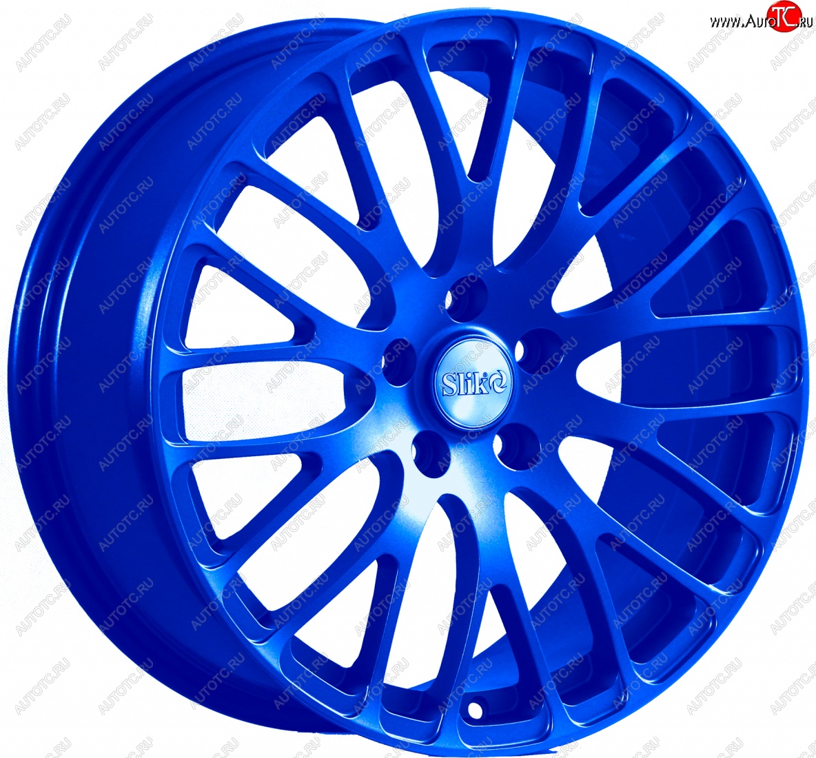 22 299 р. Кованый диск Slik Classic L-813 8.0x18   (Candy синий (Candy BLUE))  с доставкой в г. Воронеж