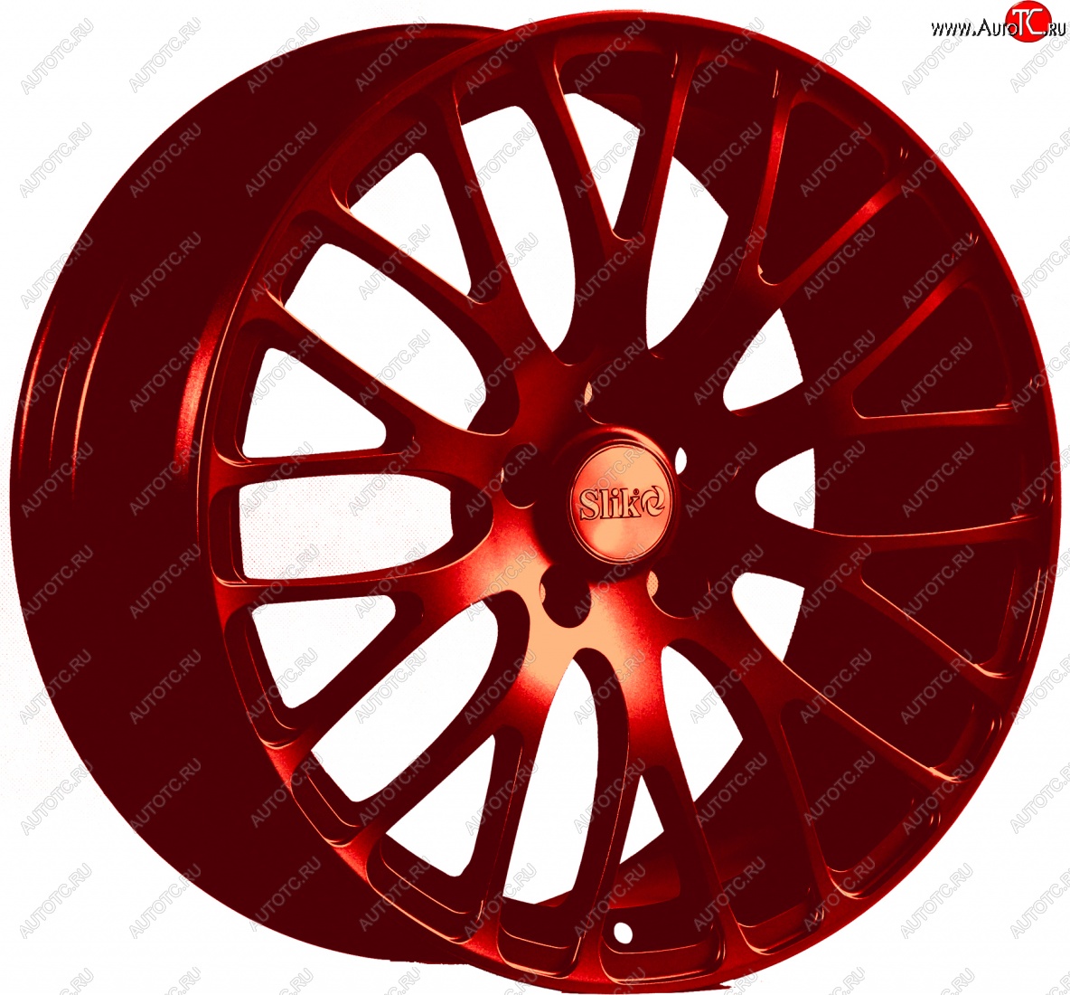 22 299 р. Кованый диск Slik Classic L-813 8.5x18   (Candy красный (Candy RED))  с доставкой в г. Воронеж