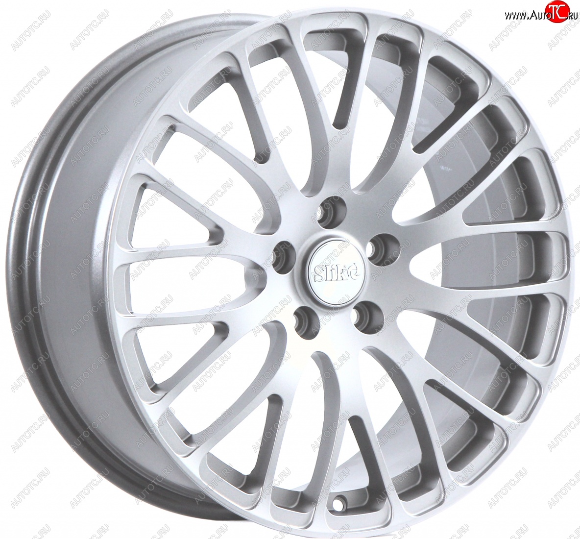 22 299 р. Кованый диск Slik Classic L-813 8.5x18   (Ярко блестящее серебро (HPB))  с доставкой в г. Воронеж